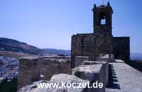 Das Castillo rabe in Antequera